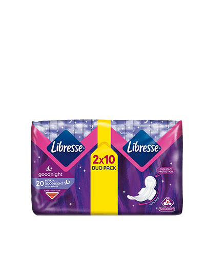 Higijenski ulošci Libresse maxi goodnight duo 20 k Cjenkanje